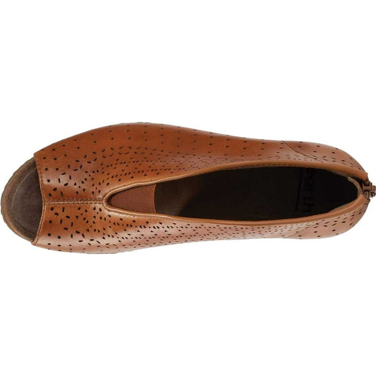 Women s Earth Calgary Quebec Perforated Shootie Sand Brown Multi Leather 7.5 M Walmart