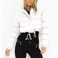thumbnail image 7 of Ounisa Women's Crop Short Jacket Cropped Puffer Fashion Jackets for Women Warm Winter Lightweight Coat, 7 of 7