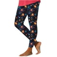 thumbnail image 3 of DDAPJ pyju Novelty Tights for Women 2025 Trendy Printed Leggings Buttery Soft Ankle Length Yoga Running Pants Sales of the Day Multicolor L, 3 of 5