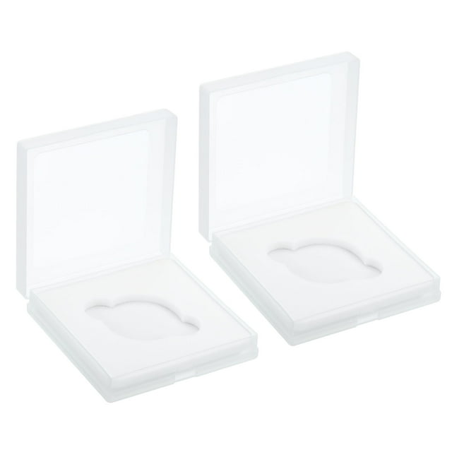 Unique Bargains 40.5mm Lens Filter Case, 2pcs Camera Filter Case Portable Lens Filter Box Water Resistant Dustproof Plastic