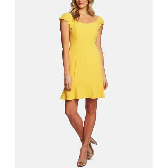 Cece Flounce Hem Shift Dress Dandelion 6