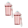 thumbnail image 1 of Oleegame 2PC Glass Bottle High Temperature Plastic Cup High Appearance Work Cluster Girls Desktop Cup With Filter Hand Cup, 1 of 6