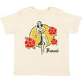 thumbnail image 3 of Inktastic Retro Hula Girl Girls Toddler T-Shirt, 3 of 5