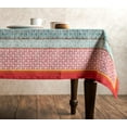 thumbnail image 4 of Maison d' Hermine Provence 100% Cotton Tablecloth for Kitchen Dining | Tabletop | Decoration | Parties | Weddings | Spring/Summer (Square, 54 Inch by 54 Inch)., 4 of 5