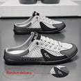 thumbnail image 2 of CORASUN Men's Low‑Top Backless Slip‑On Loafers, Lightweight Comfort Casual Shoes for Daily Walking Driving Outdoor Travel, 2 of 4
