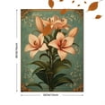 thumbnail image 3 of Qisvanset 12x16 Inch William Morris Lily Canvas Wall Art, Flower Market Bible Verse Trendy Home Wall Decor, 3 of 8