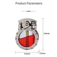 thumbnail image 5 of New Retro Transparent Oil Tank Metal Rocker Kerosene Lighter Cigarette Lighter, 5 of 5