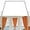 Silver, variant on 1 Inch Bay Window Curtain Rods Corner Curtain Rods Set 30-76 Inch Center Rod for Windows 16-40 Inch Side Rods,Curtain Rods Set (Black)