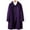 Purple, variant on AOOCHASLIY Women 2023 Tops Clothes Fashionable Womens Cardigan Solid Color Long Sleeved Woolen Casual Coat Top