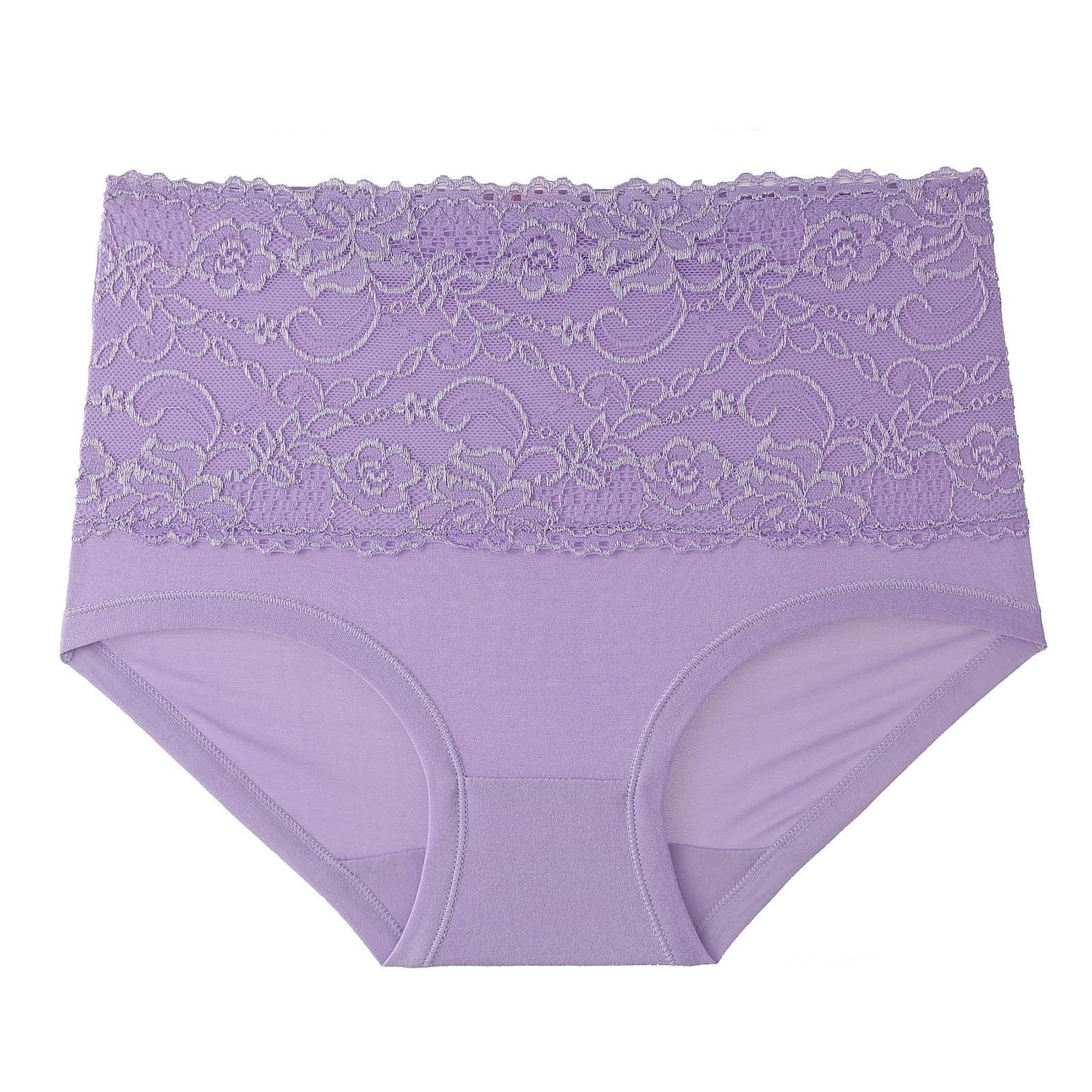 Buy VANILLAFUDGE Multicolor Cotton Panties for Women's (purple 2xl