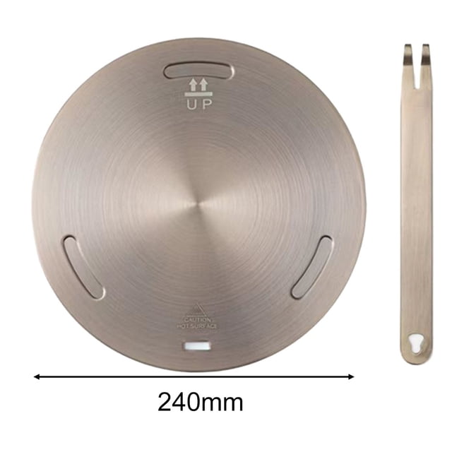Plaque de Diffusion à Conduction Thermique pour Cuisinière à Induction de Cuisine en Acier Inoxydable