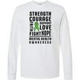 thumbnail image 3 of Inktastic Mental Health Awareness Strength Support Love Long Sleeve T-Shirt, 3 of 5