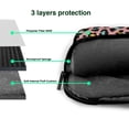 thumbnail image 4 of Lsque Leopard Pattern Laptop Bag – Portable & Slim Single-Shoulder Computer Case with Adjustable Strap, Protective, Lightweight for 13”/14”/15.6” Laptops, 4 of 8