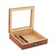 thumbnail image 5 of Humidor De Cigarrillos De Madera, Caja De Almacenamiento De Cedro De Viaje Transparente Para Regalos De Hombres, 5 of 9