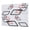 Black and Red, variant on LAZIOEGR 100x38cm Car Body Side Sticker PVC Decals DIY Sport Styling Decoration Auto Truck Racing Accessories Universal Fit For Rear Doors White And Red 2 Pieces Set (39.37 x 14.96 inches)