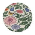 thumbnail image 2 of Nawypu  Spring Flowers Round Elastic Table Cover Cute Butterfly Print Decorative Table Cloth Washable Dust-Proof Table Cover for Kitchen Dining ，Multi-Size, 2 of 7