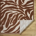 thumbnail image 3 of Hauteloom Keto Living Room, Bedroom Machine Washable Area Rug - Contemporary - Brown, Off White - 7'10" x 10'1", 3 of 6