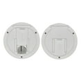 thumbnail image 3 of RYUJNDK Cable Hatches Round Designs Cable Hatches with Lid Easy Installation Electric Cord Covers for Boat Trailer Campers Truck, 3 of 9