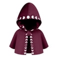 thumbnail image 4 of Capa de Halloween Cosplay capa accesorios de disfraz fiesta capa de Rojo Yuyangstore Capucha de Halloween, 4 of 8