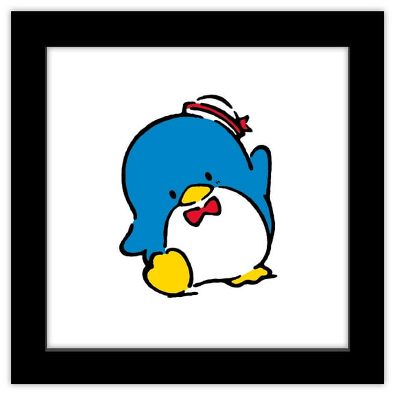 Gallery Pops Sanrio Tuxedo Sam - Tuxedo Sam Character Portrait Wall Art, Black Framed Version, 12" x 12"