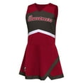 thumbnail image 2 of Girls Preschool Red Tampa Bay Buccaneers Two-Piece Cheer Captain Jumper Dress with Bloomers Set, 2 of 4