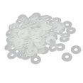 thumbnail image 1 of Arandelas aislantes planas de nailon M3 x 8mm x 1mm Gaskets Espaciadores Blancos 100Pcs, 1 of 2