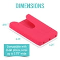 thumbnail image 4 of Phone Holder Compatible with Bogg Bag - Universal and Made of Silicone (Pink), 4 of 7