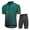 Green, variant on Yajisi Men Breathable Quick Dry Comfortable Short Sleeve Jersey and Padded Shorts Cycling Clothing Set Green Large Bike Gear Outfit