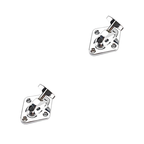 Soidarity Drum Leg Base Smooth Surface Guitar Brackets Screw Holes with Musical Percussion Bottom Mount Base Accessories Part Como se muestra 2piezas Soidarity CBP470840