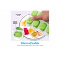 thumbnail image 4 of Molde para Hielos de Silicona Suave: Conjunto de 4 Moldes Apilables con Tapas Xtellar blanco, 4 of 4