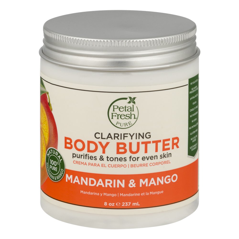 Petal Fresh Clarifying Body Butter Mandarin & Mango, 8.0 OZ Walmart