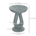 thumbnail image 3 of Outsunny Resin Bird Bath for Outdoors, 20.1" Tall Birdbath with Stone Look, 3 of 10
