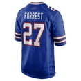 thumbnail image 3 of Men's Nike Darrick Forrest  Royal Buffalo Bills Team Game Jersey, 3 of 6