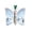 A, variant on Christmas Cash Gift Ornament, Plastic Butterfly Design a Cash Gift Holder, with Hanging Ribbon for Xmas Tree Wreath and Garland