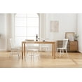 thumbnail image 3 of Dayalane Farmhouse Windsor Dining Chairs Set of 4, Solid Wood Spindle Back Dining Side Chairs, Mid-Century French Country Oak Kitchen Chairs for Dining Room Living Room Kitchen Restaurant, White, 3 of 13