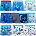 thumbnail image 1 of BIG ELEPHANT Ropa Interior para Niño Pequeño, Calzoncillo de Algodón Suave Ropa Interior para Niño Pequeño, Paquete de 10 (4T-9Y), 1 of 6