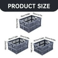 Black and Friday Deal 2024!Milk Crate Crate Folding Plastic Storage
