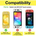 thumbnail image 2 of ProCase Flip Cover for Nintendo Switch Lite with 2 Pack Tempered Glass Screen Protectors, Slim Protective Case with Magnetically Detachable Front Cover for Nintendo Switch Lite 2019 -Blue, 2 of 8