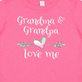 thumbnail image 4 of Inktastic Grandma and Grandpa Love Me Heart Grandchild Boys or Girls Baby T-Shirt, 4 of 5