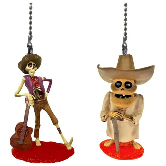 Chicharron & Hector PVC Fan Lamp Light Pull Chain Set Figure Figurine Rare New