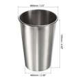 thumbnail image 2 of Unique Bargains Pot de Fleurs en Acier Inoxydable pour Intérieur et Jardin, Grand Lot de 3, 2 of 5