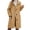 Z-Bronze598, variant on Girls Outerwear Coats Long Sleeve Classic Trench Breasted Long Style With Lapel Collar Timeless For School And Casual Wear Trendy Kids Jacket