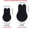 thumbnail image 5 of 2 Responses to Sticky Bra Strapless Backless Gathering Bra Invisible Reusable Self Adhesive Bra for Party Wedding L/XL, 5 of 5
