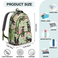 thumbnail image 5 of Rottweiler with Floral Backpack for School,Cute School Bag,Schoolbag with Adjustable Shoulder Straps & Padded Back,16.9 Inch, 5 of 5