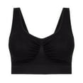 thumbnail image 5 of JOY BRA Wireless Full Coverage Push Up Sports Bra 34A to 36DD for Women Everyday Wear (Black), 5 of 9