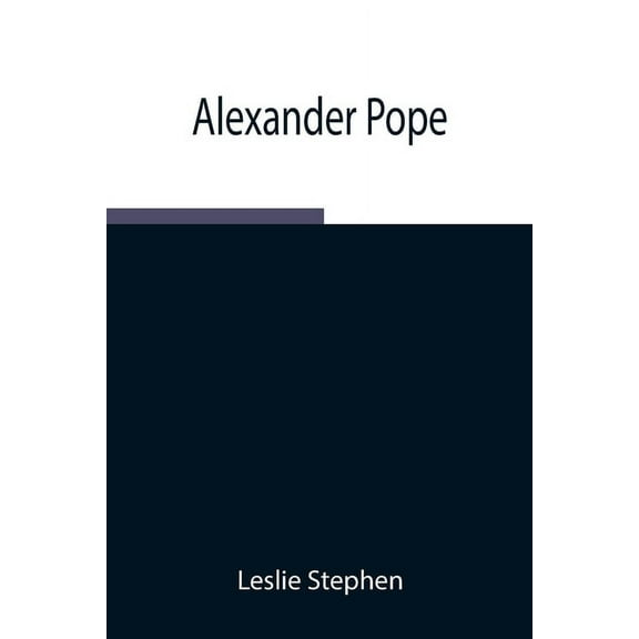Alexander Pope, (Paperback)