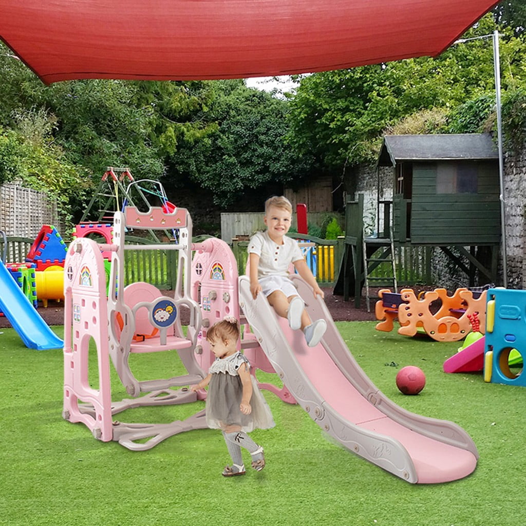 Buy Toddler Slide and Swing Set 3 in 1, Kids Play Climber Slide Playset