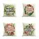 thumbnail image 1 of Funda de Cojín 45 x 45 cm, Juego de 4 Feliz Navidad Decorativo Lino Sofá Decoración del Hogar Funda de Almohada de Lino Decoración Hogar Sala de Estar Dormitorio para Sofá, 1 of 5