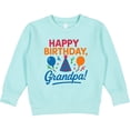 thumbnail image 2 of Inktastic Happy Birthday Grandpa Party Hat Balloons Toddler Sweatshirt, 2 of 4