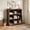 Brown Oak, variant on Homieasy 9 Cube Storage Organizer with Charging Station, 41'' Tall Wooden Cube Bookcase for Living Room, Bedroom, Brown Oak